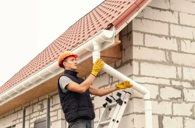 Pose et remplacement de gouttières à Sy